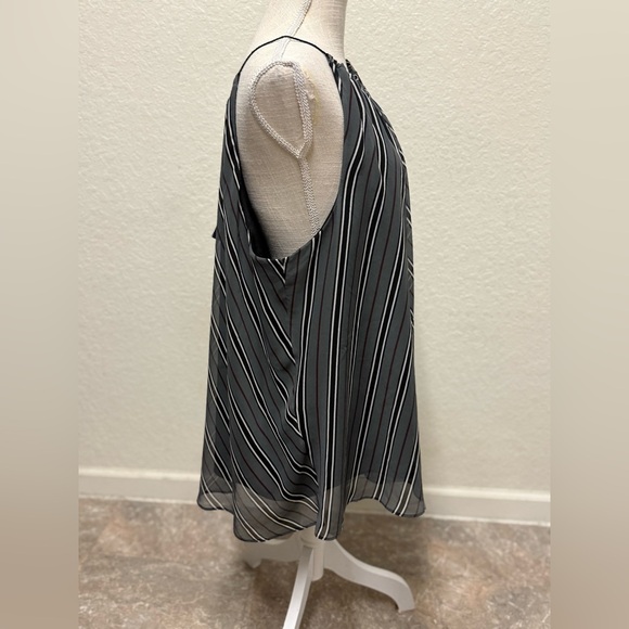 LANE BRYANT Stripes Sleeveless top w Tassel Ties Size 22/24 - Picture 4 of 6